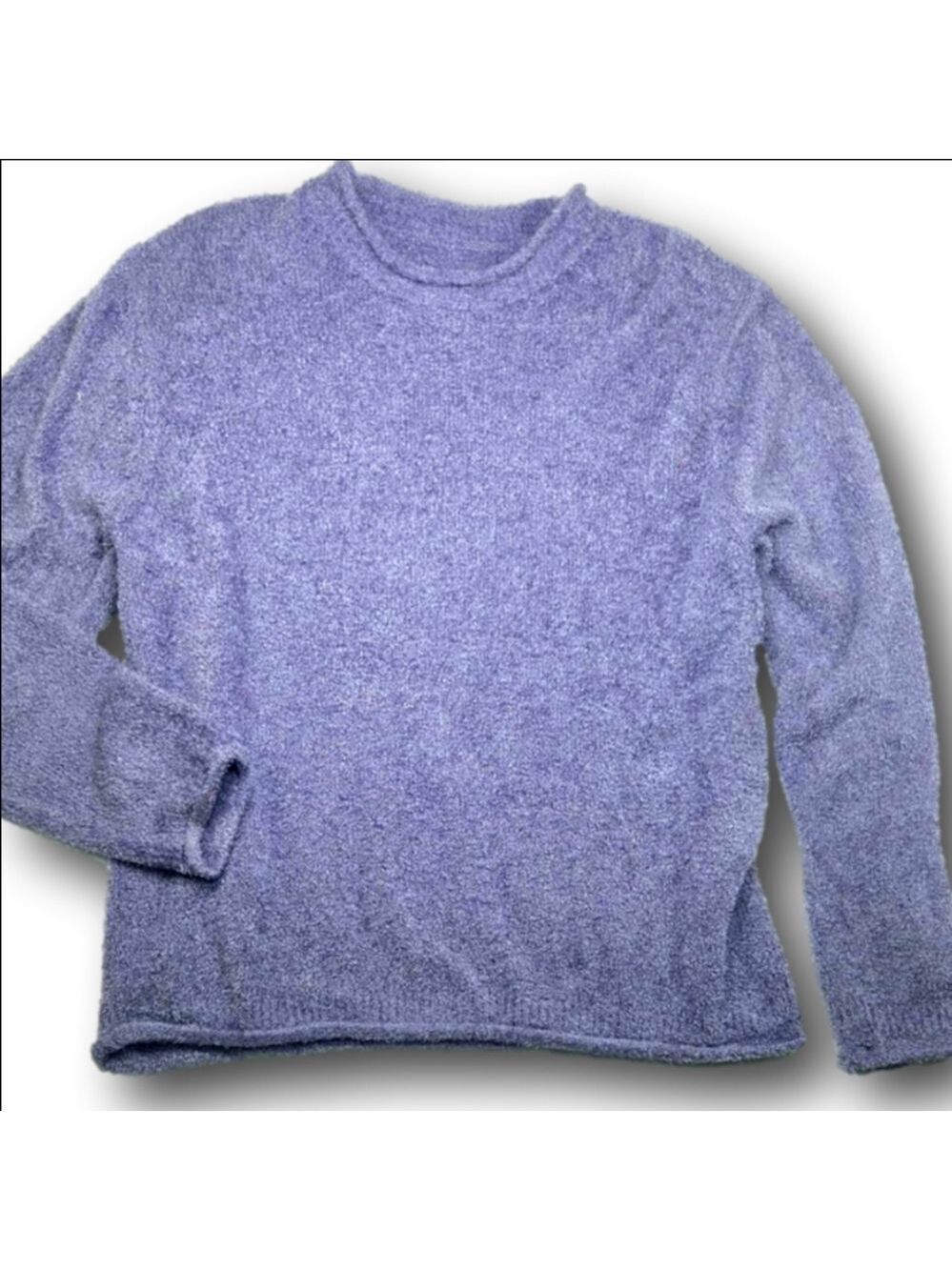 Women's Purple Crew Neck Sweater